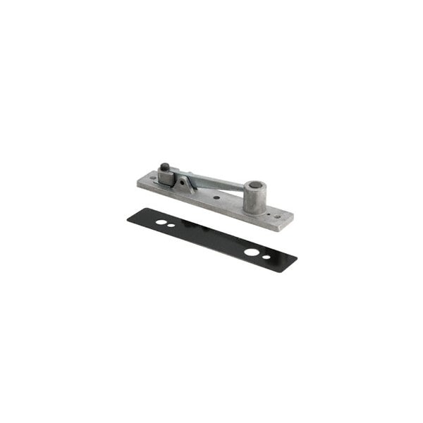 Center-Hung Top Door Walking Beam Pivot W/ Dark Bronze Cover Plate